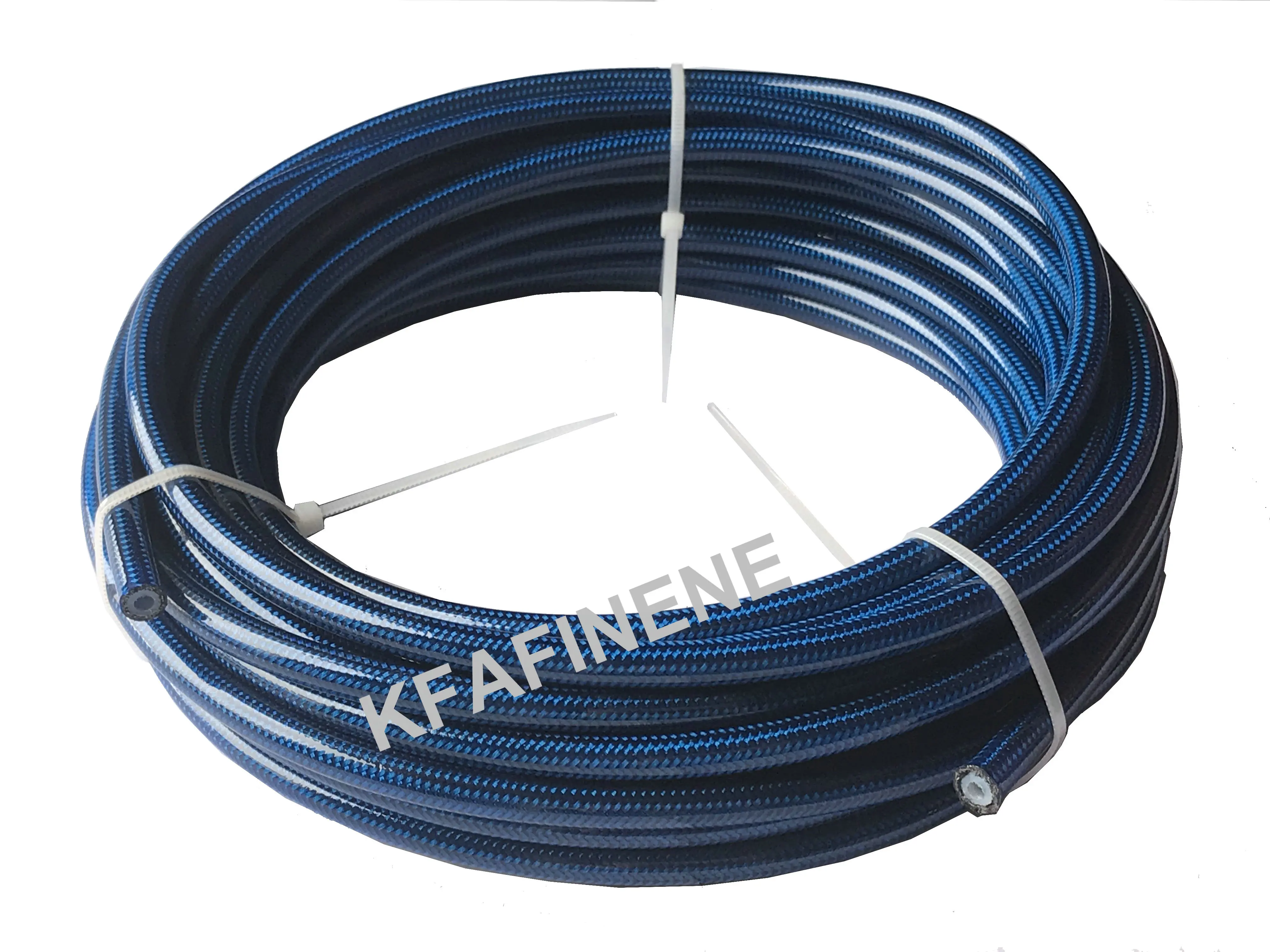 1m an3 motocicleta automotivo 1/8 "316 fio de aço inoxidável trançado plutônio revestido ptfe mangueira de freio combustível linha mangueira-0