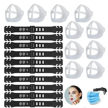 

10pcs 3D Mask Bracket Mask Accessories Breathing Mask Holder Mask Internal Support Mask Lipstick Protection Frame Mask Bracket