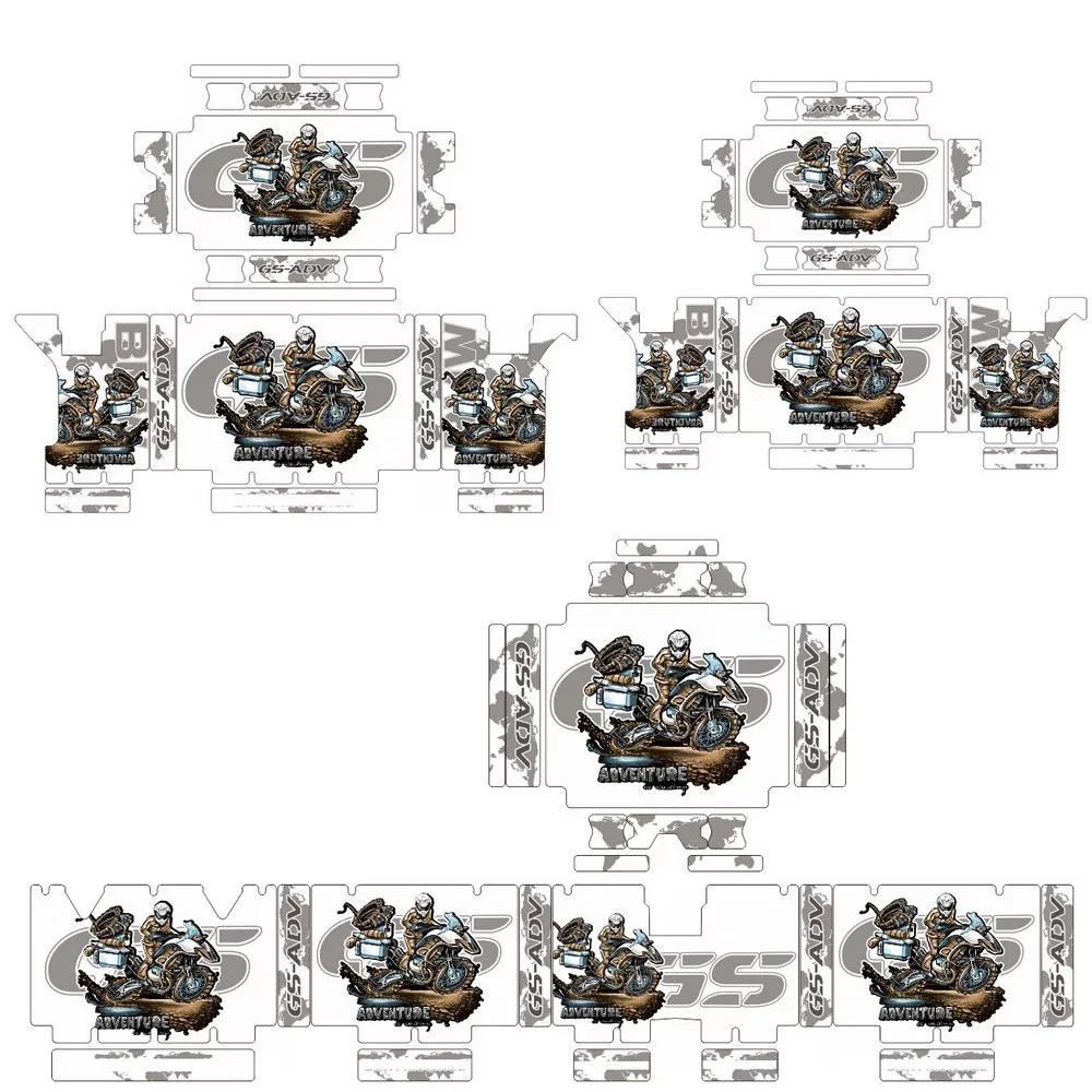 Для BMW R1200GS R1250GS/ADV LC F850GS F750GS- мотоциклетные седельные сумки, задний мешок, верхний чехол, декоративные наклейки