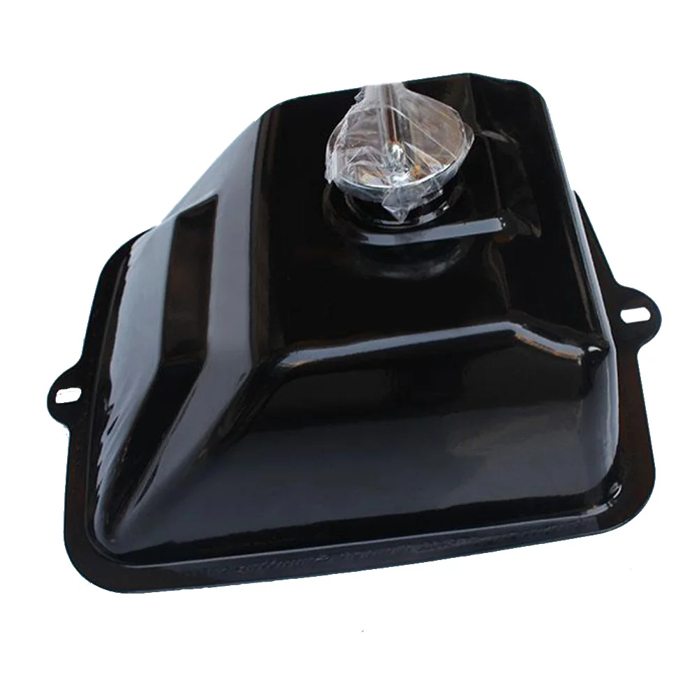 Large Capacity Easy Install Durable ATV Black Fuel Tank Replacement Auto Dirt Bike Petrol Outdoor Accessories Gas Metal