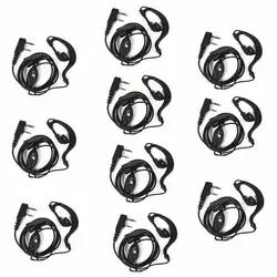 1/2/5/10Pcs BAOFENG uv-82 accessories original dual PTT headset earpiece with mic microphone for UV 82 UV82L UV-89 2-way radio