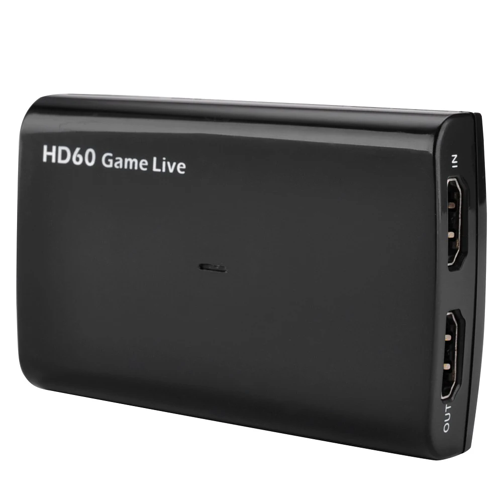 

HD60 USB3.0 Game HDMI Video Capture Card 4K 1080P Audio Video Dongle Adapter for Live Streaming Broadcast with MIC Input