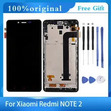 

5.5'' Original LCD For Xiaomi Redmi Note 2 LCD Display Touch Screen Digitizer Assembly With Frame For Redmi Note2 LCD Screen
