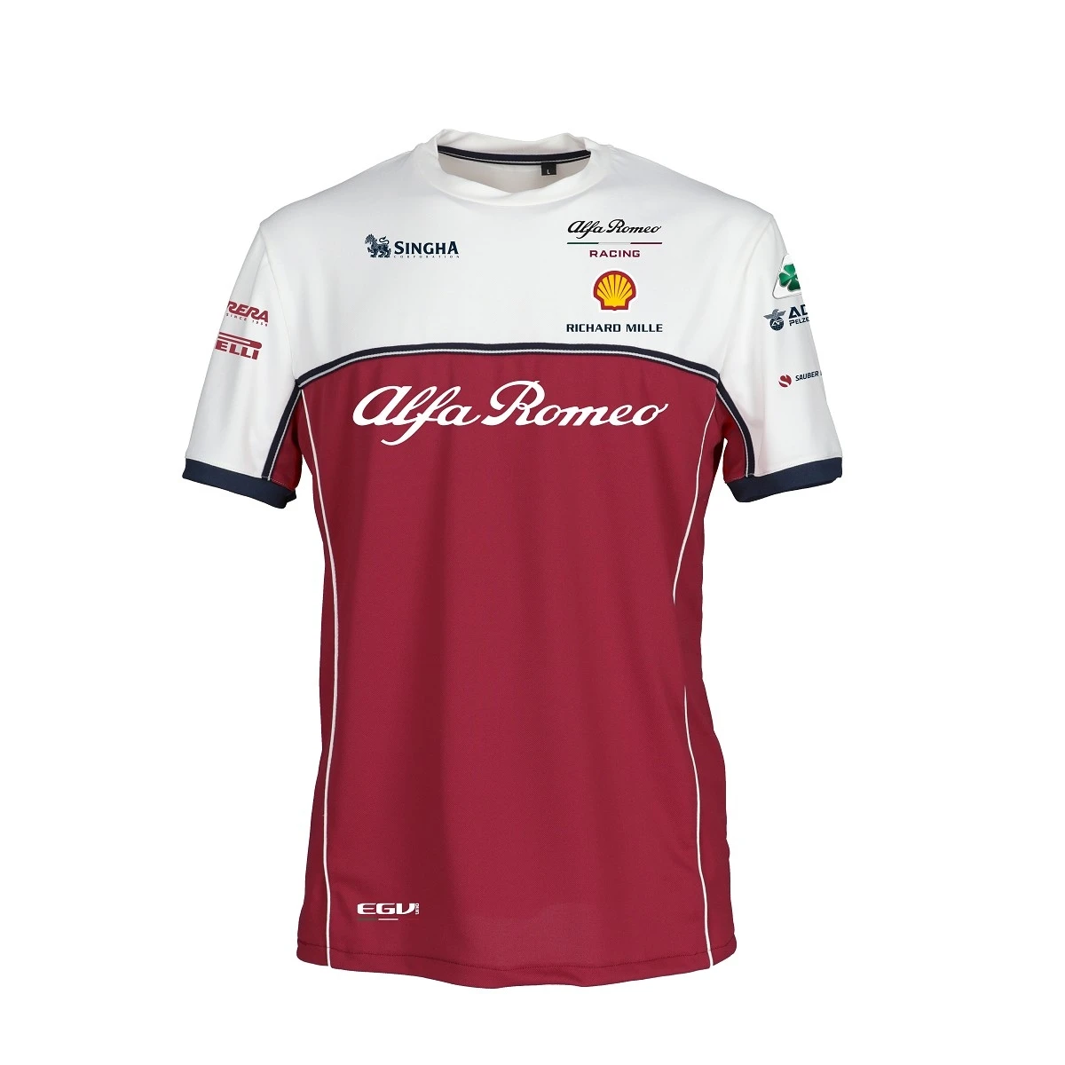 Летняя футболка для мужчин и женщин F1 Alfa Romeo Team Formula One Race с коротким рукавом