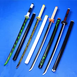 Lame du diable, Katana, arme, accessoire de Cosplay, tueur de démons, Kimetsu No Yaiba, en caoutchouc PU, épée de samouraï, couteau de Ninja, jouets Espada 