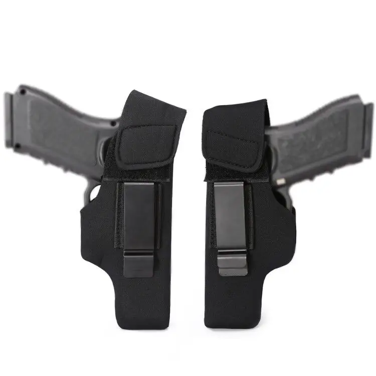 

Tactical Gun Holster IWB OWB Concealed Carry Handgun Bag Airsoft Hunting Universal Left Right Belt Metal Clip Holsters