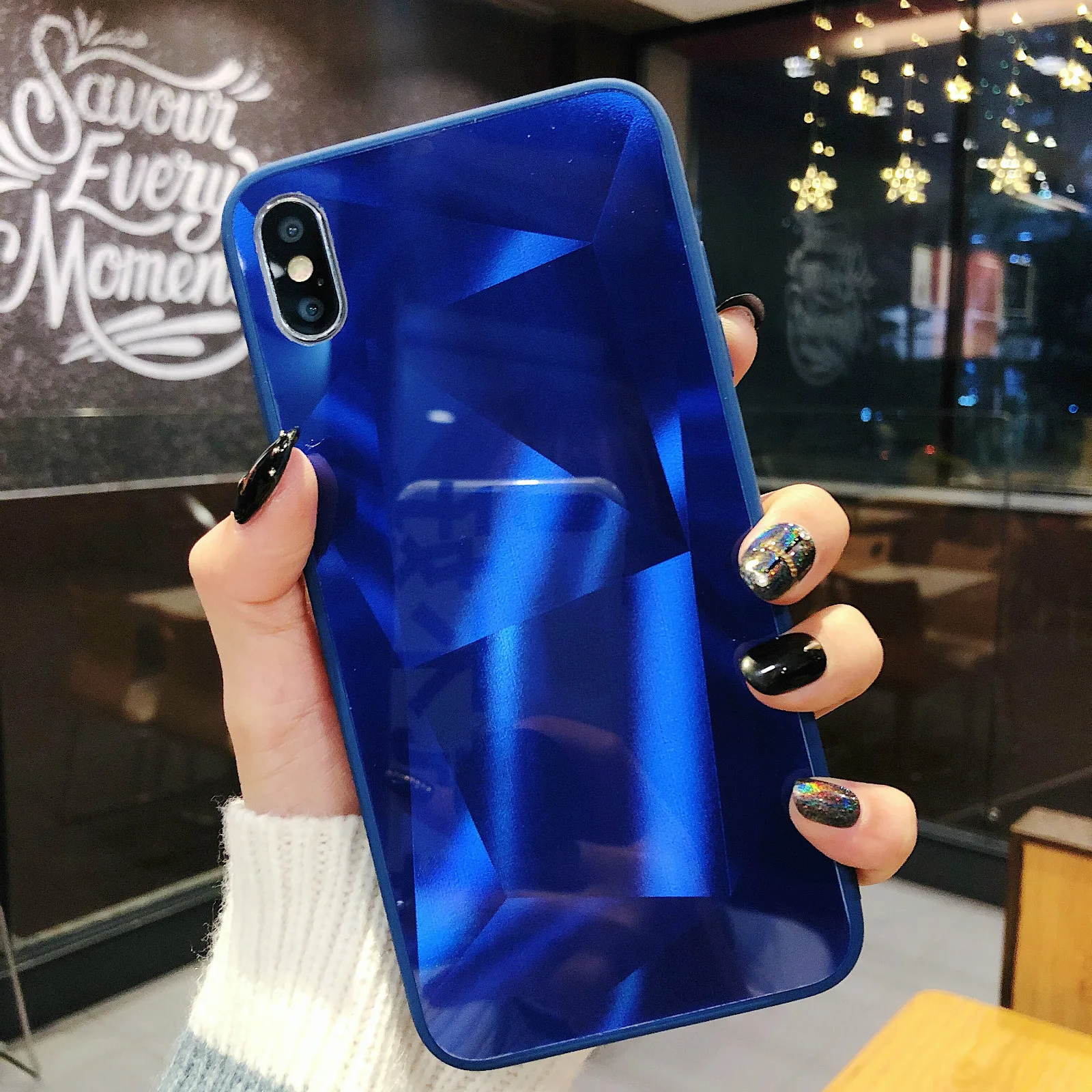 Роскошный 3D Алмазный зеркальный глянцевый чехол для телефона iphone 6 6S 7 8 Plus X XS 11 Pro