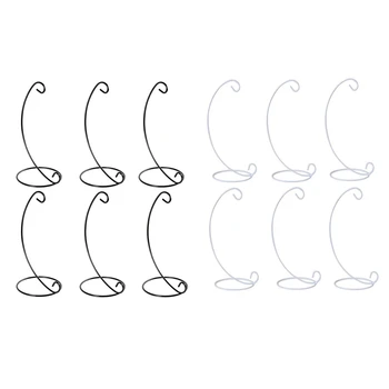 

12 Pcs Ornament Display Stand, Iron Hanging Stand Rack Holder for Hanging Glass Globe Air Plant Terrarium, Witch Ball, Christmas