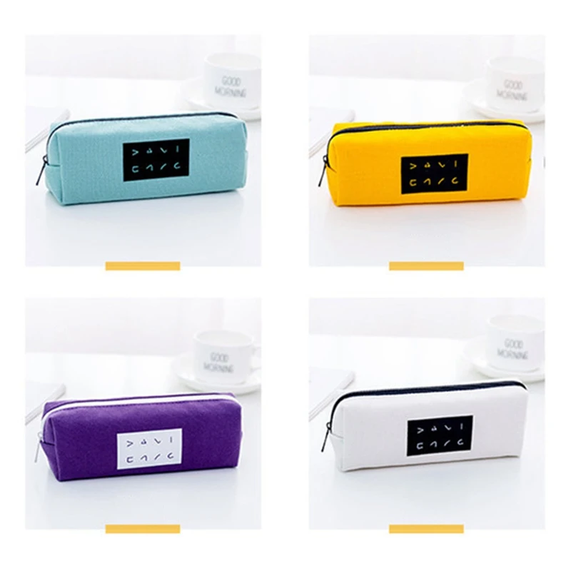 Multifunction School Pencil Case Bags Large Capacity Canvas Pen Box For Boy Students Gifts Stationery Supplies