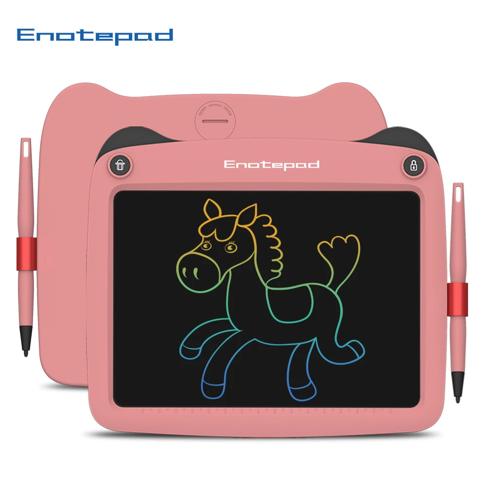 Enotepad 9 Inch Drawing Tablet eyes protect color Lcd Writing Tablet smart tablet