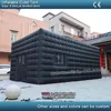 Giant Inflatable Cube Tent Black 8.8m Dome Igloo Lawn Blow Up Air Roof House Room Marquee Cover For Outdoor Party Events 3