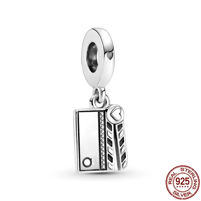 plata charms of ley 925 original Fits original pandora bracelet 925 silver women pendant jewelry galaxy starry sky charms beads CMS1703