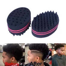 Модная крутая волнистая губка для волос, расческа-щетка для локон, губка, профессиональные дреды, Скручивающиеся замки, дреды, сделай сам, Парикмахерская Машинка для волос