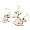 Creative Christmas Decorations Christmas Wooden Craft Gift Pendant Jm01562 Christmas Tree Decoration Pendant - Image 6