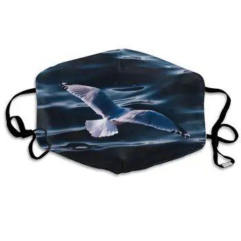

Mouth Mask For Daily Dress Up, Seagull Anti-dust Mouth-Muffle, Washable Reusable Holiday Half Face Masks For Mens And Womens