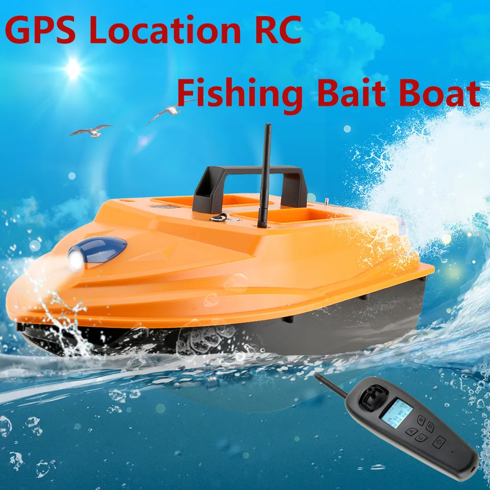 PROD 1005003020811400 GPS Fishing Bait Boat New Function 500M
intelligent Auto Lure Control Remote Control Night light RC Fishing
Finder Boat