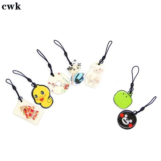 Multiple Patterns 125KHz T5577 EM4305 ID Writable Rewritable Keyfobs RFID Card Tag Waterproof Key Ring Tags Access Control Card 4