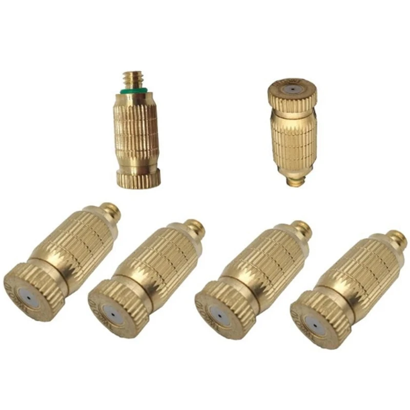 50Pcs/Pack 20-80Bar Brass Mist Nozzle for High Pressure Mist Cooling System