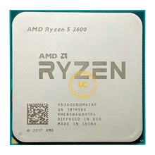 AMD Ryzen 5 2600 R5 2600 3.4 GHz Six-Core Twelve-Core 65W YD2600BBM6IAF Socket AM4 CPU Processor
