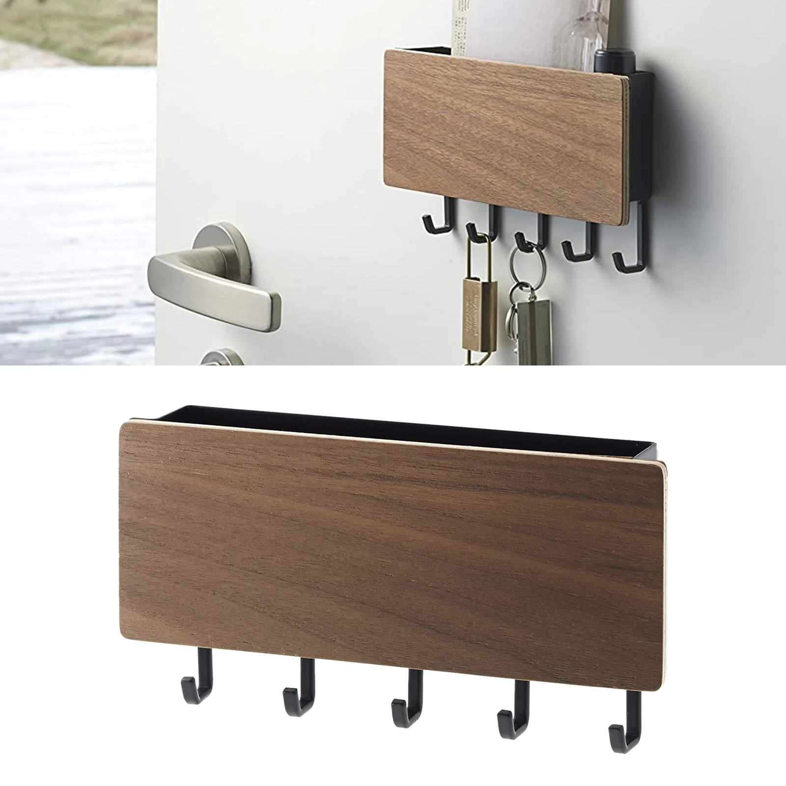 Wall Hook Dog Leash Key Holder Mail Organizer Home Organiser for Entrance Room Wall Hook Dog Leash Key Holder Mail Organizer Home Organiser for Entrance Room