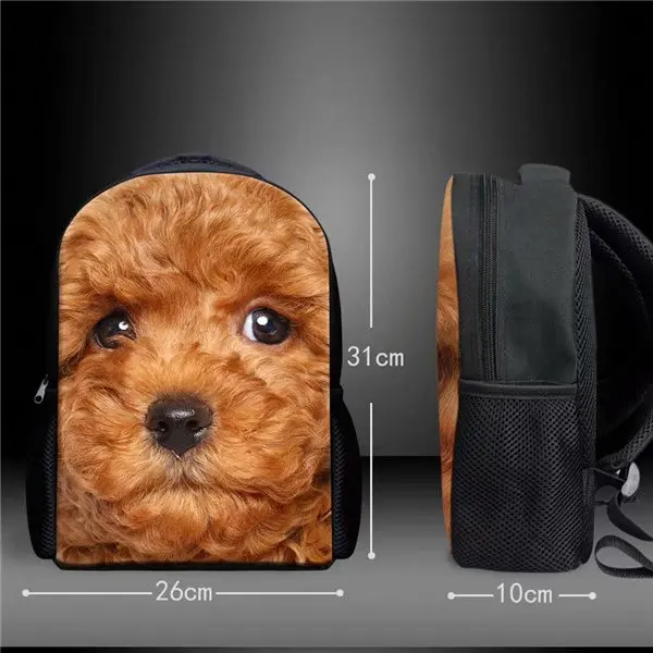 Children School Bags for Kids King Charles Spaniel Dog Printing Schoolbag Baby Kindergarten Backpack Girls Cute Satchel