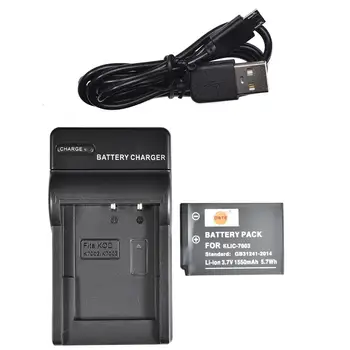 

DSTE KLIC-7003 Camera Battery with USB Charger for KODAK EasyShare V1003 V803 GE-E1030 GE-E1240 GE-E1250TW Camera