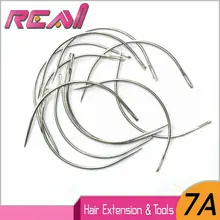 12 шт C Форма изогнутые иглы парик для вязания крючком косы проветривающая ткацкая игла для волос