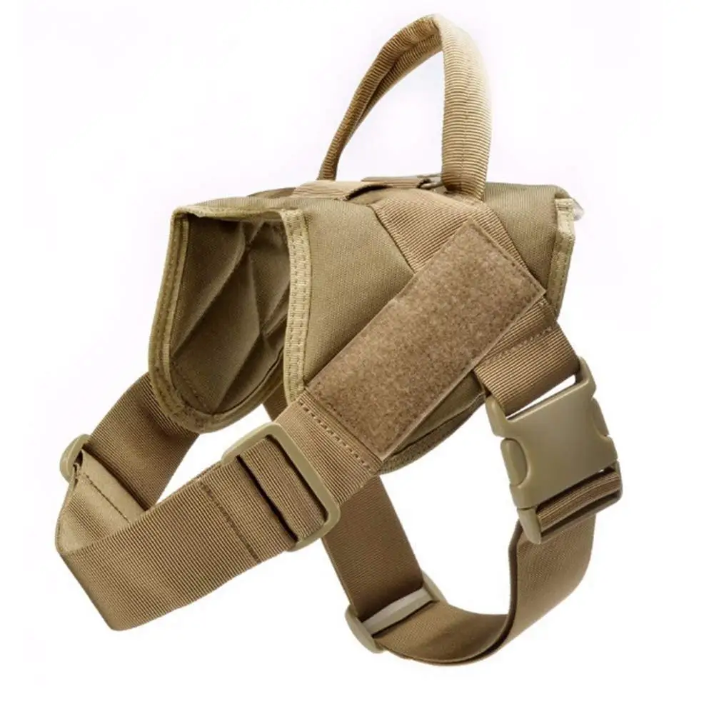 Brown Harness Поводок для собак K9, регулируемый нейлоновый ошейник для собак, жилет банджи, поводок для собак, поводок для маленьких собак, немецкая овчарка - Цвет: Brown Harness