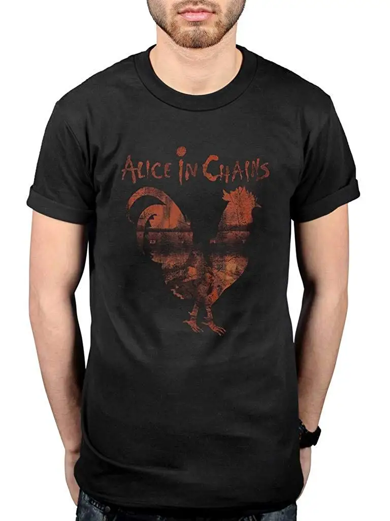 Camiseta Oficial De Alice In Chains – Corazón, Ligera Y De Corte Clásico