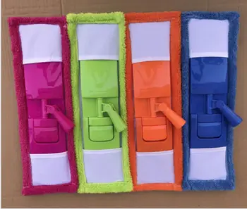 

Faroot 4 Colors Household Dust Cleaning Reusable Microfiber Pad Practical Mop Cloth Refill Head Pads Replacement For Spray Mop