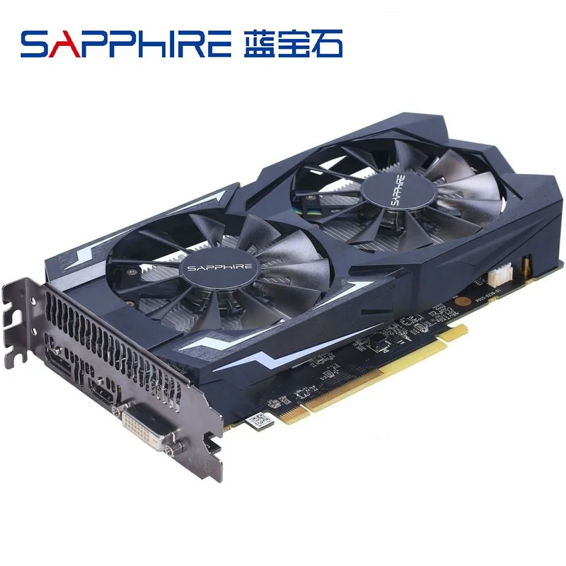 Видеокарты SAPPHIRE RX 460 4 Гб видеокарта 128 бит GDDR5 для карт AMD RX 400 серии VGA RX460 4 Гб DisplayPort HDMI DVI б/у
