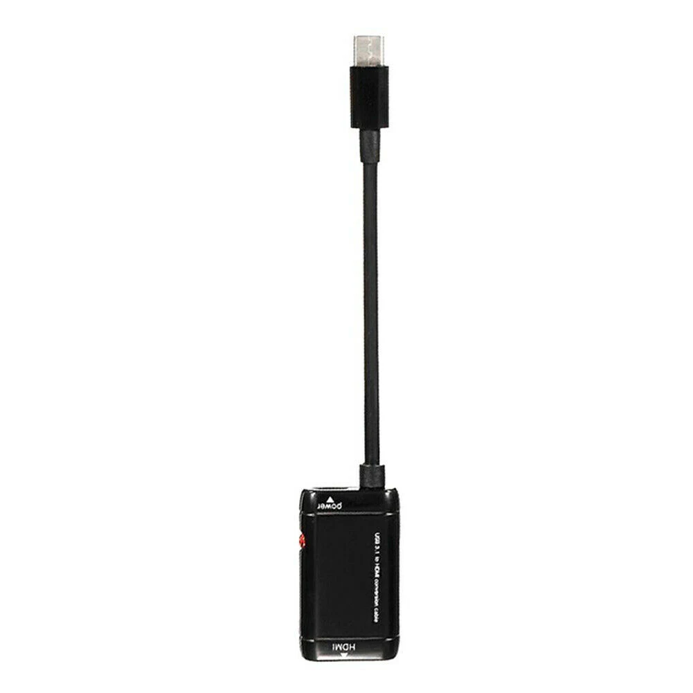 Мини-usb 3,1 type C к HDMI HD tv Male-Female кабель Шнур 1080P адаптер Кабели-переходники 12 см для сотового телефона