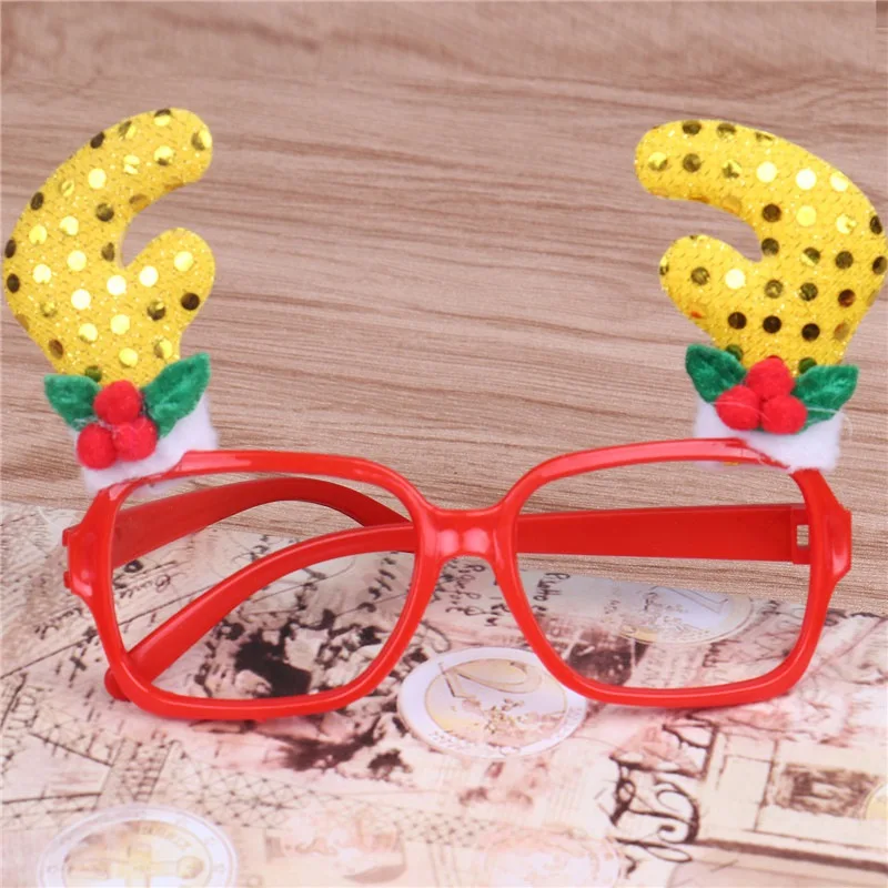 

Christmas Headband Shiny mouse ears Festival Children Adult Gifts Antler Design Decor Eyeglasses Frame Cute Christmas Costume