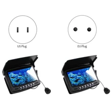 Caméra HD pour détecteur de poissons sous marins, caméra de pêche avec écran de 4.3 pouces et câble de 15 mètres 