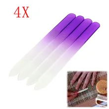 חם 4 Pcs נייל אמנות קבצי עמיד זכוכית קריסטל קובץ חיץ מניקור מכשיר פרו כלי CNT 66(China)