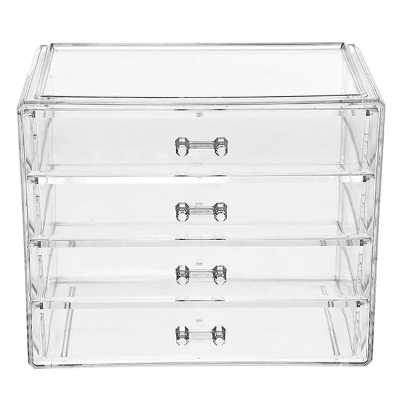 Color Blanco Crema OUNONA 4pcs Sujetador Ropa Interior Caja de Almacenamiento no Tejido Armario Caj/ón Organizador para Ropa Interior Bufanda Calcet/ín Plegable Cesta contenedor