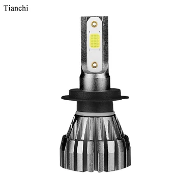 

New Design Car Led Headlights H7 H8 H9 H11 9005 9006 H4 H1 Fanless High Brightness Headlight Led Bulbs