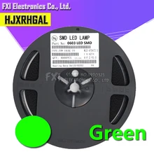 1 катушка 4000 шт. зеленый 0603 SMD светодиодный диоды для подавления переходных скачков напряжения светильник горячая распродажа