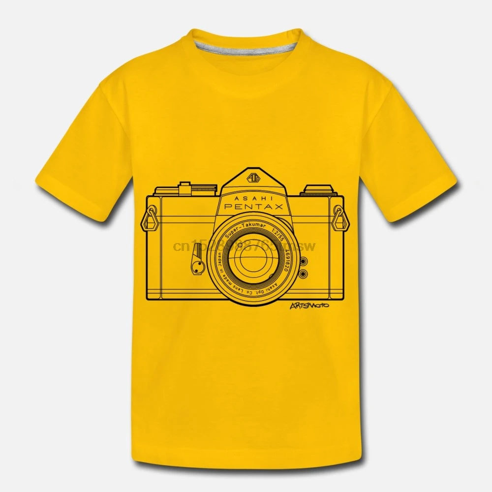 Футболка Asahi Pentax для мужчин и женщин винтажная однообъективная зеркальная