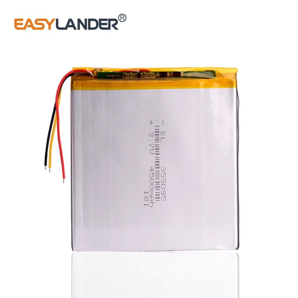 

3 line 3.7V 4500mah tablet battery gm lithium polymer battery 359095 Li-ion battery for MP3 MP4