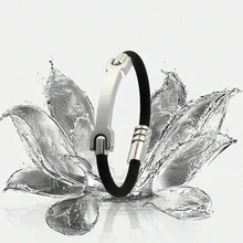 

Anti-static Bracelet Wristband Safety Working Remove Body Static Negative Ion Silicone Outdoor Sports Bracelet for Men Women