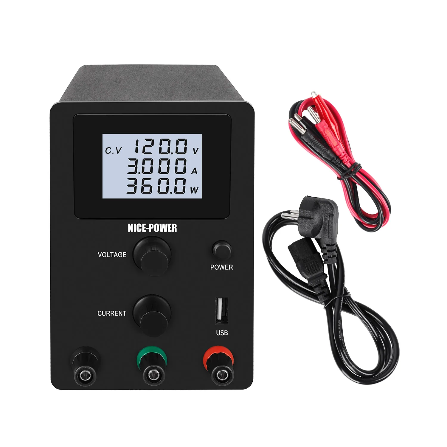 #^Special Price 0.001A 0.01V Protect Eyes 120V 3A Switching DC Adjustable Power Supply Voltage Regulators Lab Repair Tool USB Power Source