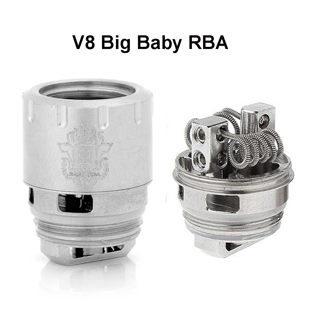 Tanie Oryginalny V8 duże dziecko RBA cewki DIY knoty zbiornik do e-papierosa tylko