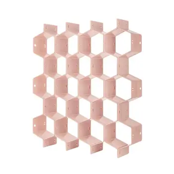 

Drawer Divider Plastic Storage Box Closet Organizer Drawer Free Combination Compartment Pad For Underwears Socks Tights