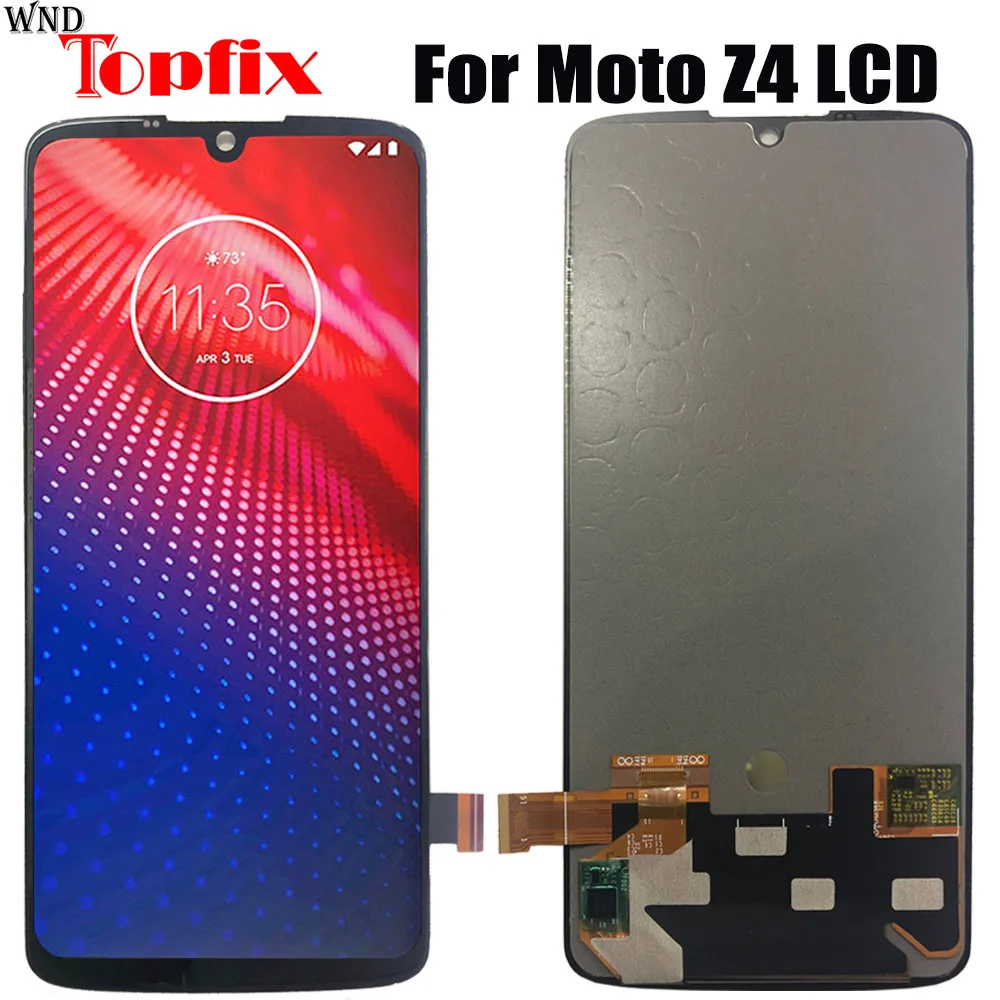 Original 6.4"For Motorola Moto Z4 LCD Display Touch Screen Sensor Panel
