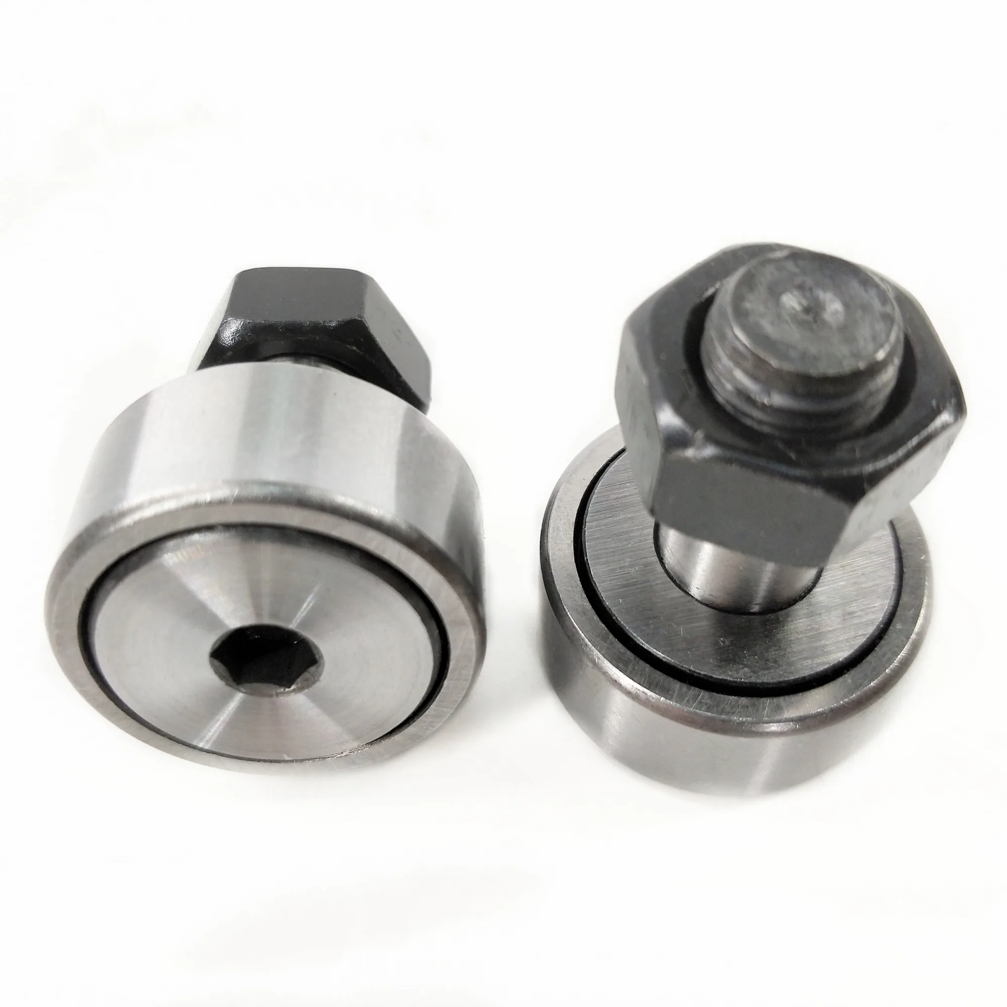 4pcs Cam follower needle roller bearing KR47 CF201 track roller bearing wheel and pin bearing