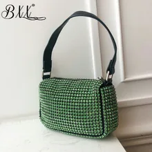 BXX Sac/ модные осенне-зимние роскошные женские сумки дизайнерские высококачественные кожаные цветные стразы сумка через плечо ZE573