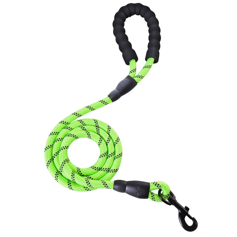 green Hoomall Выдвижная Светоотражающая строчка поводок для собак прочные домашние животные собака нейлоновый поводок Телескопический для выгула собак беговые поводки для собак - Color: green