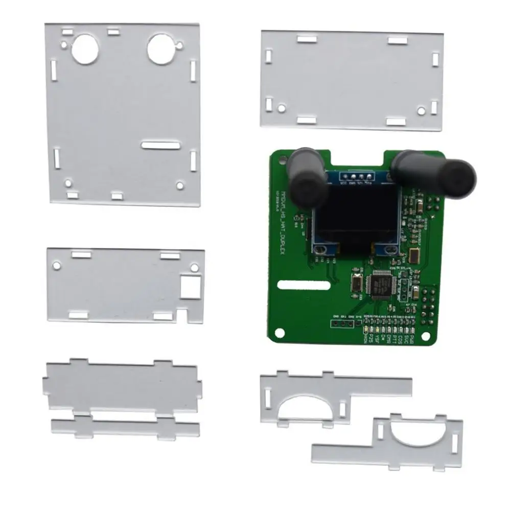 Мини дуплекс MMDVM точка доступа поддерживает DMR/D-Star/P25/система Fusion для P25 Raspberry Pi DMR ycf с 2 антеннами и чехол