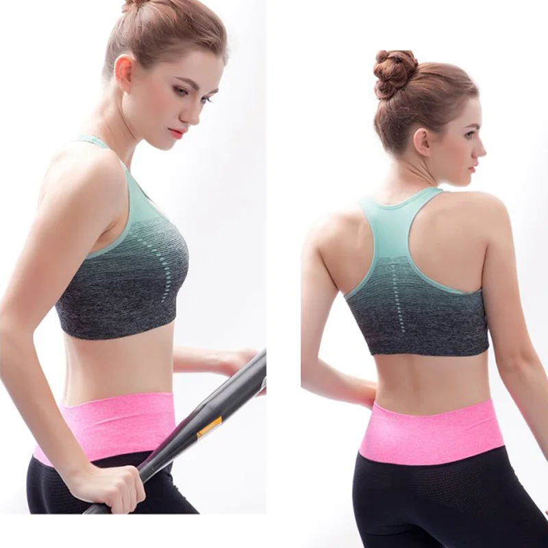 G Спортивный бюстгальтер для женщин, дышащий, ударопрочный, быстросохнущий, бесшовный, без проволоки, нижнее белье для девочек, фитнес, бег, одежда для сна - Цвет: G